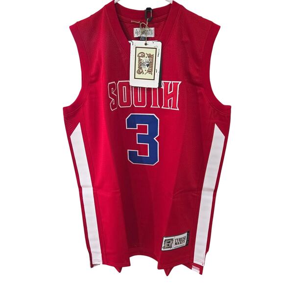 HeadGear Classics Sz 2XL Red Tyrese Maxey High School Basketball Jeresy - Picture 1 of 9
